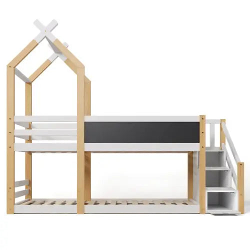 Kinderhochbett In Massivholz DJYC