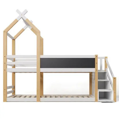 Kinderhochbett In Massivholz DJYC