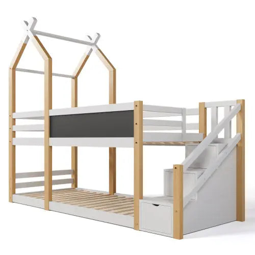 Kinderhochbett In Massivholz DJYC